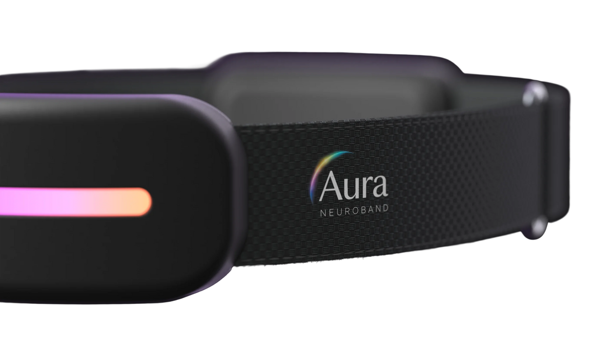 The Aura Neuroband in close-up